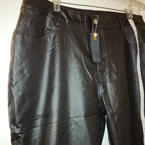 *NWT*  3x Faux Leather Black Pants